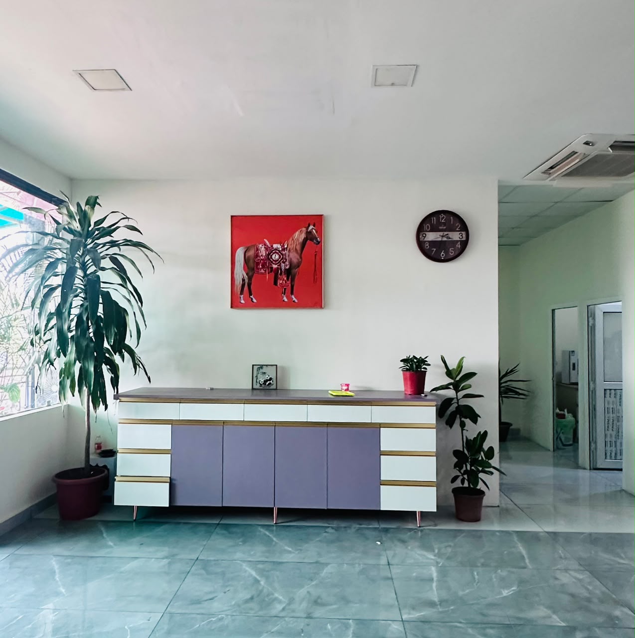 Reception and waiting area at Gentle Dental Studio, dental clinic in Bharatpur